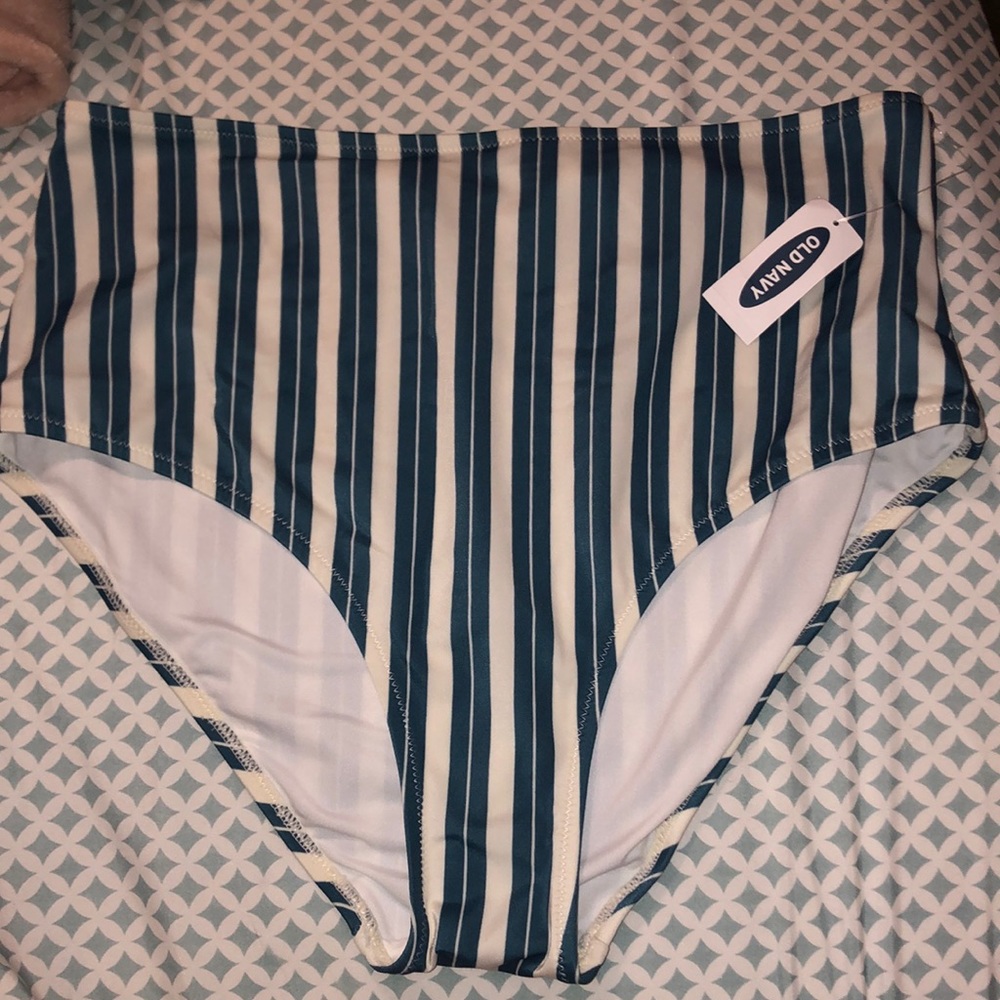 NWT Old navy high wasted swim bottoms